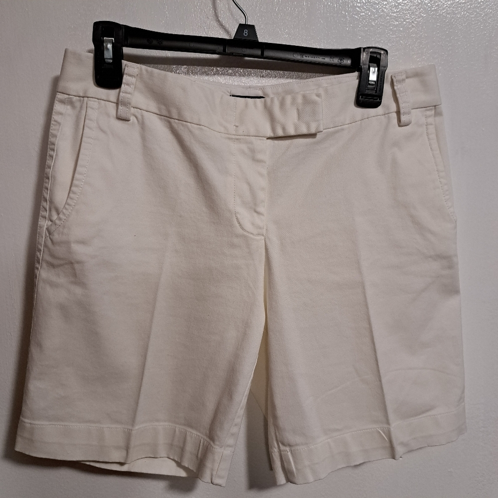 J. Crew brand size 8 white shorts